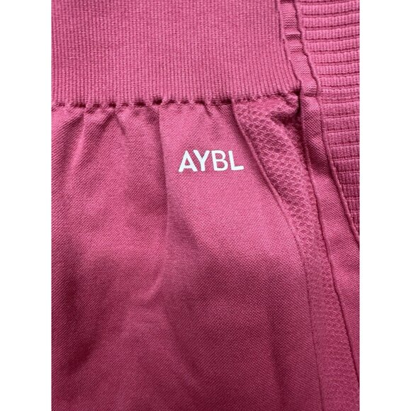 AYBL Leggings M Form Leggings Ankle Compression Salmon Pink Athletic Runner Yoga - Picture 2 of 4